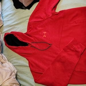Red Under Armour Hoodie